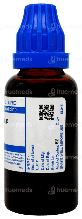 Sbl Damiana Q Mother Tincture 30Ml